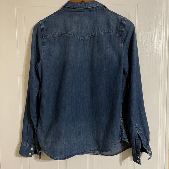 Levi's Denim Western Button Down Shirt - Picture 4 of 8